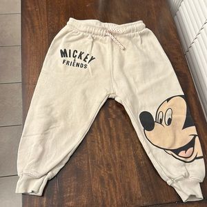 Zara Mickey Mouse pants